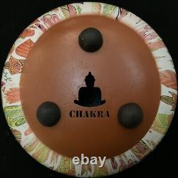 Authentic Chakra Steel Tongue Drum Tank Drum India Chakra 8 With Bag