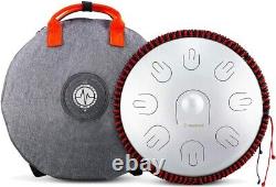BeatRise Handpan in D Minor 9 Notes 14 Inches Hand Pan Steel Tongue Drum
