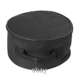 (Black)12'' Steel Tongue Drum 11 Musical Hand Drums Handpan With Storage TDM