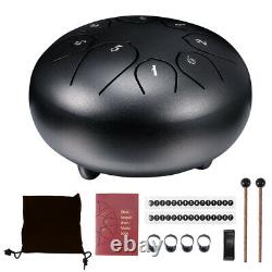 Black Steel Tongue Drum / Pan Drum with Carrying Bag