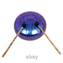 Brown Steel Tongue Drum with Bag Perfect for Relaxation and Performance