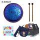 Compact 5 5 Steel Tongue Drum Meditative Sound Ideal for Religious Activities