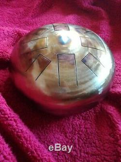 D Celtic Minor, Hand Made, 12, Steel Tongue Drum, Tank Drum, Free Beaters Inc