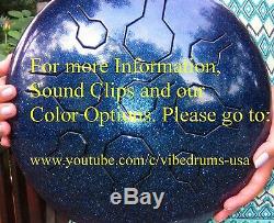 Earth Stainless Steel VibeDrum 9 Notes S Steel Tongue drum / Handpan