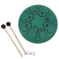 (Emerald) Steel Tongue Ethereal Drums 8in 8 For Music Learning