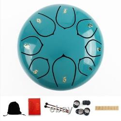 Ethereal Drum Steel Tongue Drum Yoga And Meditation Finger Cover 6 Inch 8 Tone