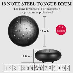 Funny 12 Bag with Padded Steel Drums Tongue Drums Steel Tongue Drum for Travel