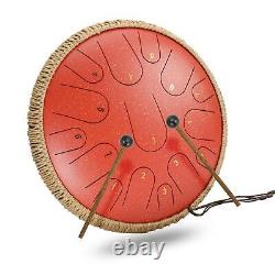 Hand Drum Excellent Resonance Vibration 15 Notes Steel Tongue Drum Kit For
