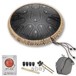 Hand Drum Handcrafted 15 Notes Steel Tongue Drum Kit Protective Spray Paint For