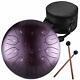 Handpan Steel Tongue Drum Percussion Instrument 11Note Relaxing Spiritual Melody