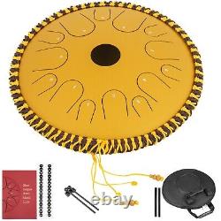 Harmonic Handpan Drum Tongue 14 Notes 14 Golden Percussion Steel Handpan