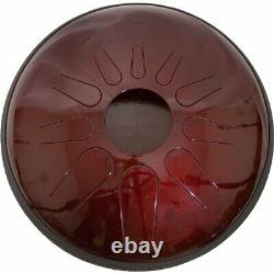 Idiopan Dominus 14-inch Tunable Steel Tongue Drum Ruby Red