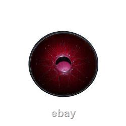 Idiopan Lunabell 8 Tongue Drum Steel Tunable Handpan Ruby Red