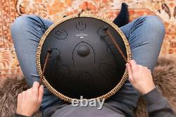 MEINL Sonic Energy Octave Steel Tongue Drum, D Kurd, 9 Tones, 16 / 40cm