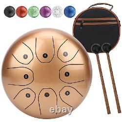 MMBAT Steel Tongue Drum C Key Ethereal Worry-Free Sanskrit Hand Pan Percussion I