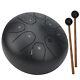 MMBAT Tongue Drum C Key Ethereal Sanskrit Hand Pan Percussion 8inBlac