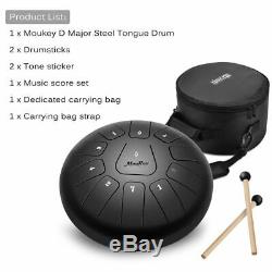 Major Steel Tongue Drum Kits Solid Pentatonic Percussion Instrument Accessories