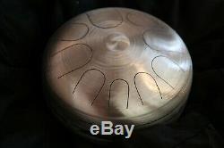 Manastone Steel Tongue Drum Double Sided 12 inch Tank Drum Handpan USA Made