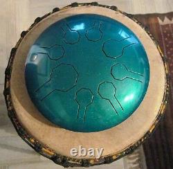 Mini-Vibe Stainless Steel Tongue Drum Tropical 8 Notes Galaxy Handpan