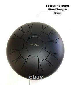 New Design 12Inch 13 Note Steel Tongue Drum Handpan Musical Steel Drum WithMallets