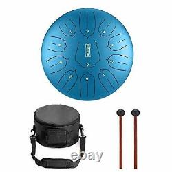 Niome 12 Inch Steel Tongue Drum 11 Notes withTravel Bag and MalletsTank Drum Ch