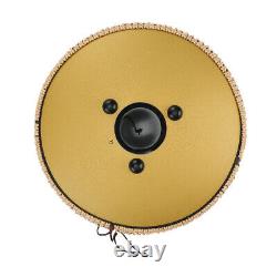 Padded Handpan Steel 13 Percussion Tongue Drum for 15 Notes Gift Book Mallets