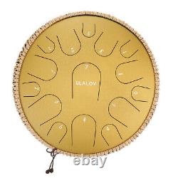 Padded Travel Steel Percussion Tongue Drum Fit Book Adults Picks Gift 15 Notes
