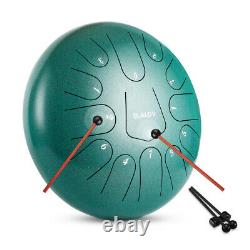 Portable Funny 12 Book Mallets Finger Picks Steel Tongue Drum for Home School