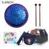 Precisely Hand Cut Steel Tongue Drum Percussion with Bag and Drumsticks