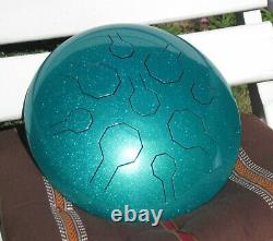 STAINLESS Steel Tongue Drum Handpan VibeDrum Tropical 9 Notes 12 S