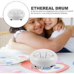 Set of 2 Small Hollow Drum Steel Tongue Ethereal Music Instrument