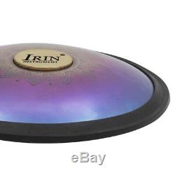 Stainless Steel 14 inch Tongue Drum Hand Percussion Instrument Relaxing Drum