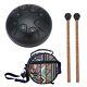 Steel Hand Drum Tongue Drum with Baton for Meditation Yoga Sound Healing coffee