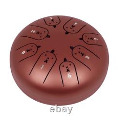 Steel Ti Alloy Tongue Drum Exquisite Corrosion Resistant Design Wonderful Sound