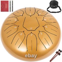 Steel Tongue Drum 10 Inch 11 Notes for Meditation Yoga Musical Education