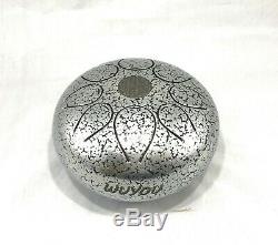 Steel Tongue Drum 10 Inch 8 Note Percussion Instrument Handpan Drum WithBag & CD