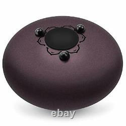 Steel Tongue Drum 11 Notes 12 inches 12'' Dark Purple(little like brown)