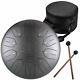 Steel Tongue Drum 11 Notes 12 inches Percussion Instrument -Handpan Drum