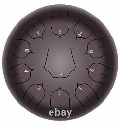 Steel Tongue Drum 11 Notes 12 inches Percussion Instrument -Handpan Drum