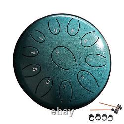 Steel Tongue Drum 11 Notes Percussion Instrument Hand Tankdrum Mallets Drum