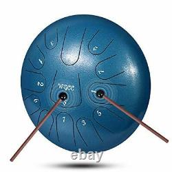 Steel Tongue Drum 13 Notes 12 inches Hand Tongue Drum Percussion Instrument L