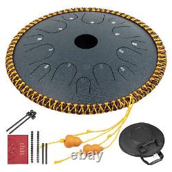 Steel Tongue Drum 14Notes 14 Inches Handpan Drum Percussion with Travel Bag
