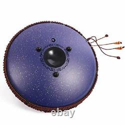 Steel Tongue Drum 14 Inch 15 Note Ultra Wide Range Percussion Instrument Lotu