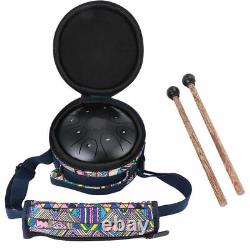 Steel Tongue Drum 5.5 8 tones Percussion with Drum Mallets Bag Book FS-55 C Key