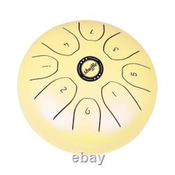 Steel Tongue Drum 8 5.5 Percussion Instrument Handpan Drum with Bag