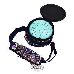 Steel Tongue Drum Drum Percussion Instrument 5.5 Inches 8 Notes Q4N0