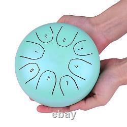 Steel Tongue Drum Drum Percussion Instrument 5.5 Inches 8 Notes Q4N0