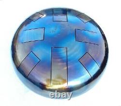 Steel Tongue Drum, E Celtic minor, 12, 440hz, Hand Made, READY NOW