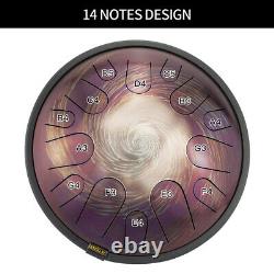 Steel Tongue Drum Handpan Hand Drums Percussion C Major 14 Inch 14 Notes Starry