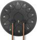 Steel Tongue Drum, KUDOUT 12 Inch 13 Notes C Key 12 inches, Matte Black